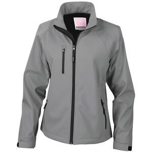 Result Womens/Ladies Soft Shell Jacket / Silver Grey
